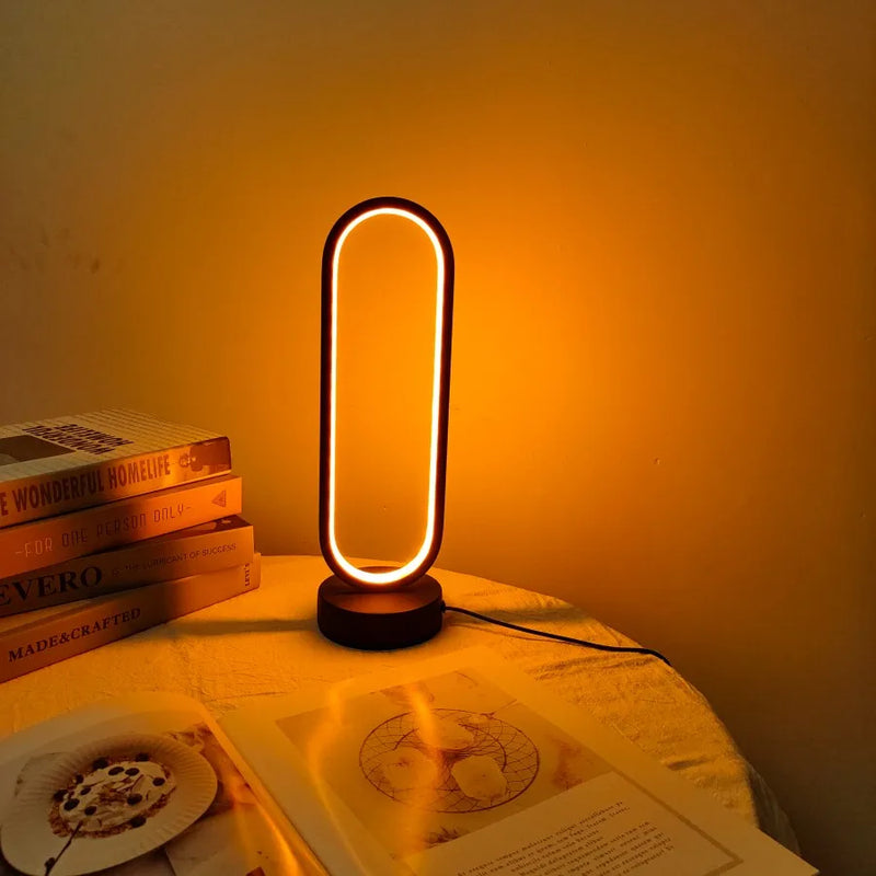 Lâmpada de Mesa LED Tricolor com Dimerização