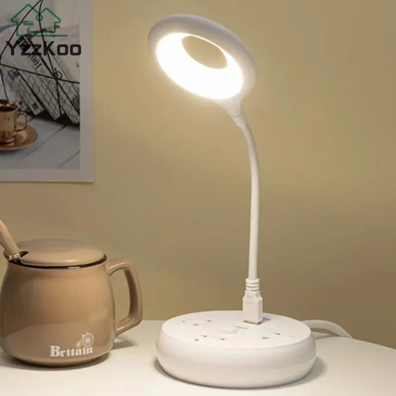 Lâmpada de Mesa LED Compacta e Dobrável