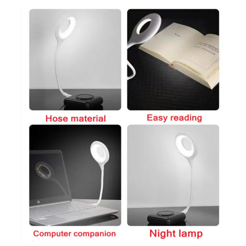 Lâmpada de Mesa LED Compacta e Dobrável