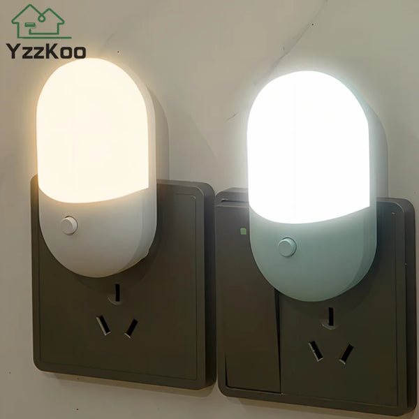 Luminária de Canto LED para Quarto e Corredor - Luz Noturna